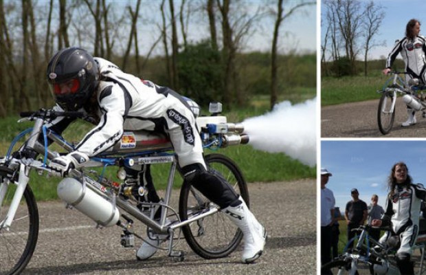 Muere entrenando el “Hombre Cohete” que alcanzó 333 km/h en bici